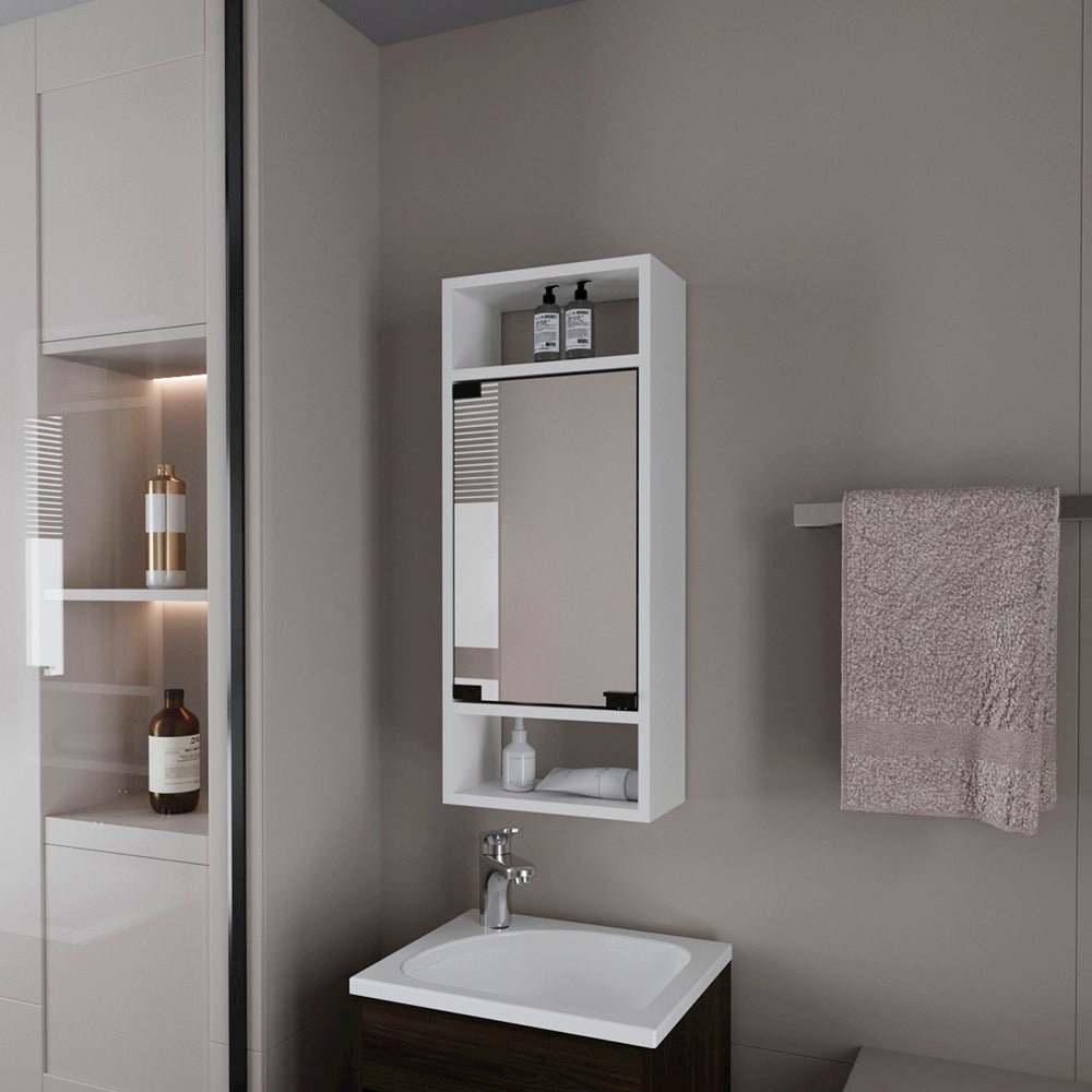 Amory Medicine Cabinet, Bathroom, White. Picture 2