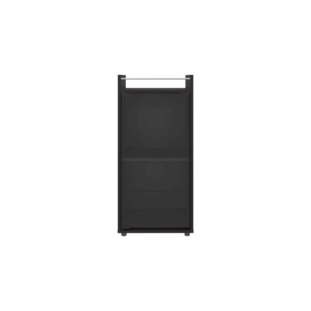 Minibar Cabinet Lampeter, Living Room, Black. Picture 1