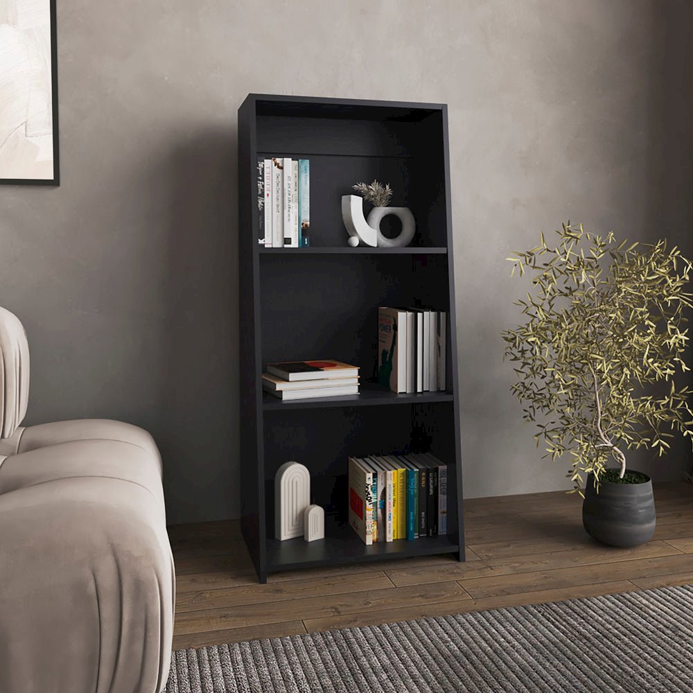 Bookcase Piney, Office, Black. Picture 7