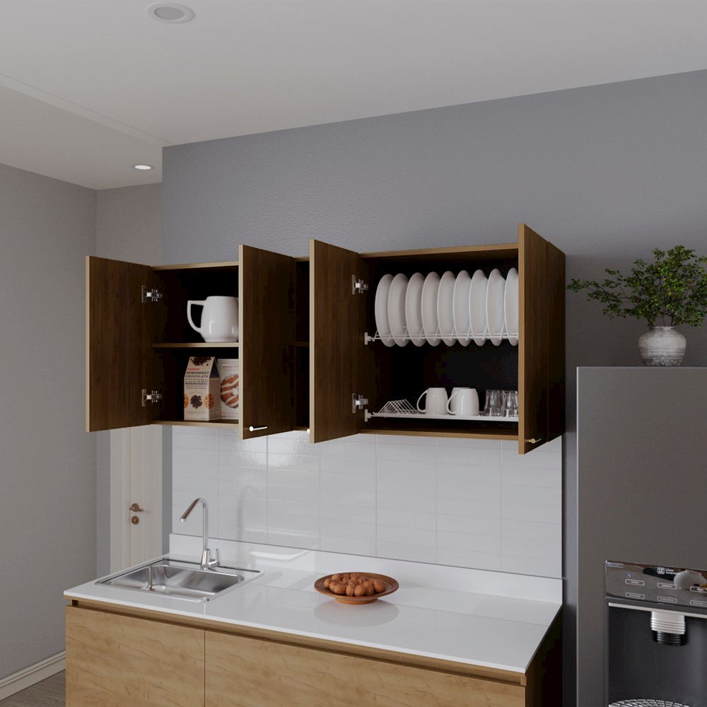 Wall Cabinet Ontario, Kitchen, Macadamia. Picture 2