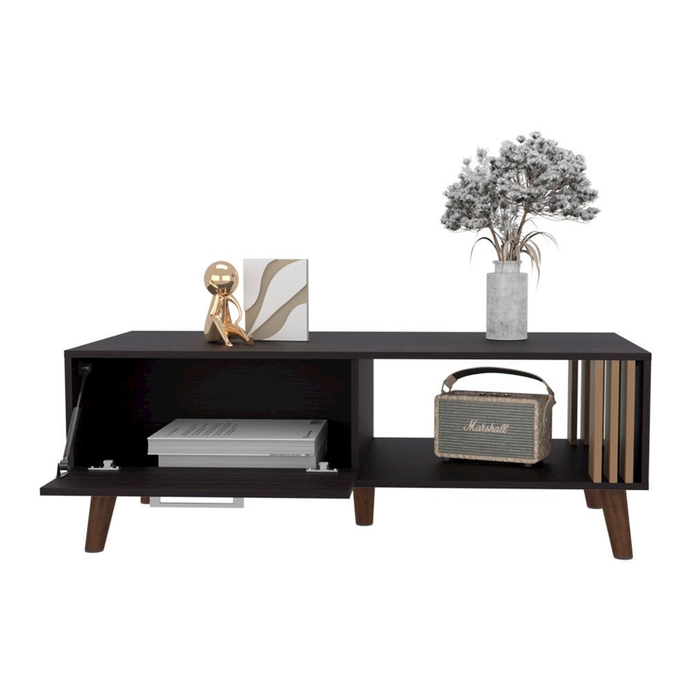 Barrville Coffee table, Living Room, Black/Light Oak. Picture 2