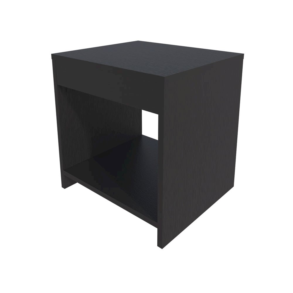 Nightstand Elaine, Bedroom, Black. Picture 5