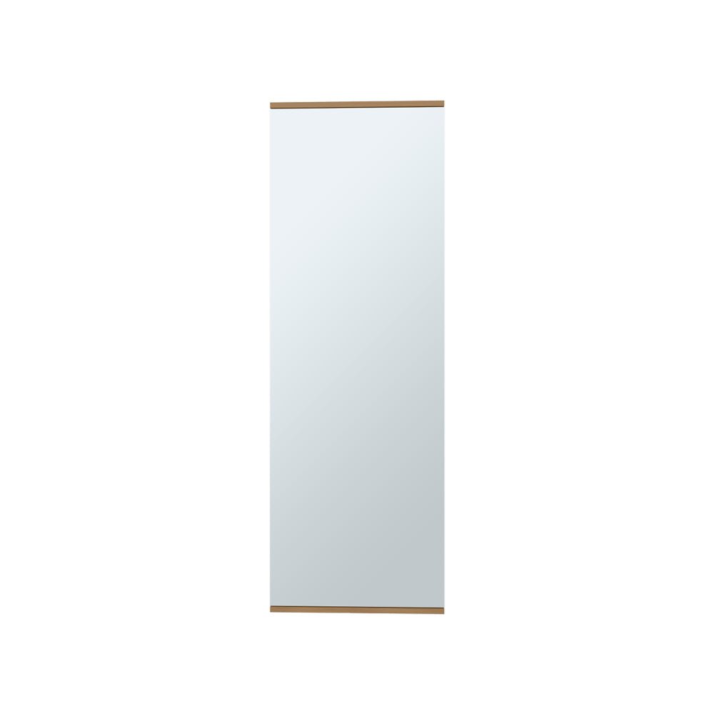 Wall Mounted Shoe Rack With Mirror Chimg, Bedroom, Macadamia. Picture 1