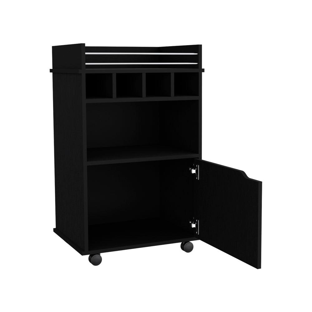 Bar Cart Kinsley, Living Room, Black. Picture 6