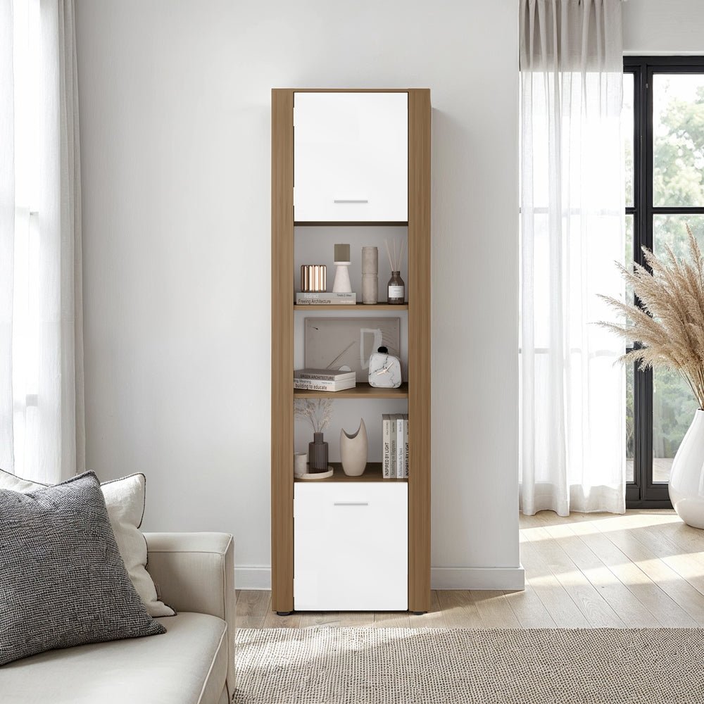 Dupont Bookcase – Modern Tall Storage Cabinet. Picture 5