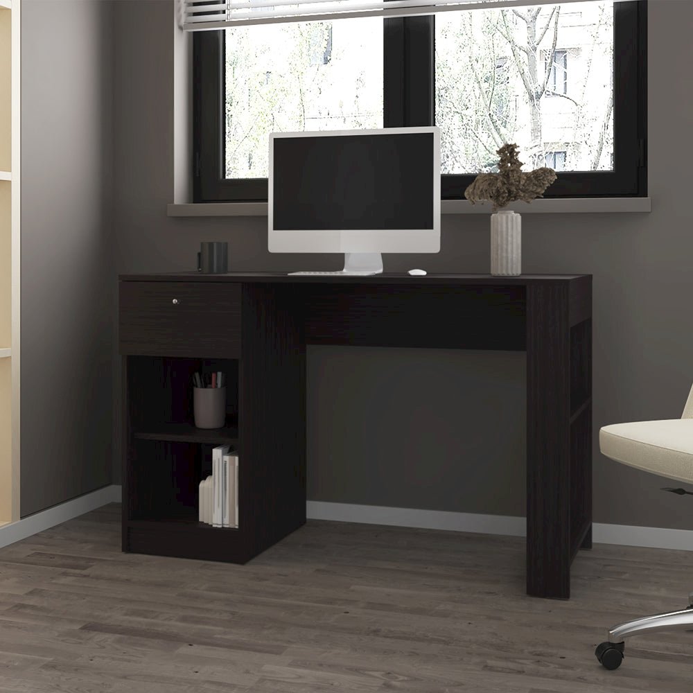 Menlo Desk , Office, Black. Picture 5