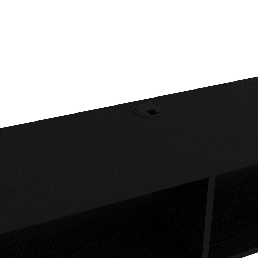 Entertainment Center Shelley, Living Room, Black. Picture 4