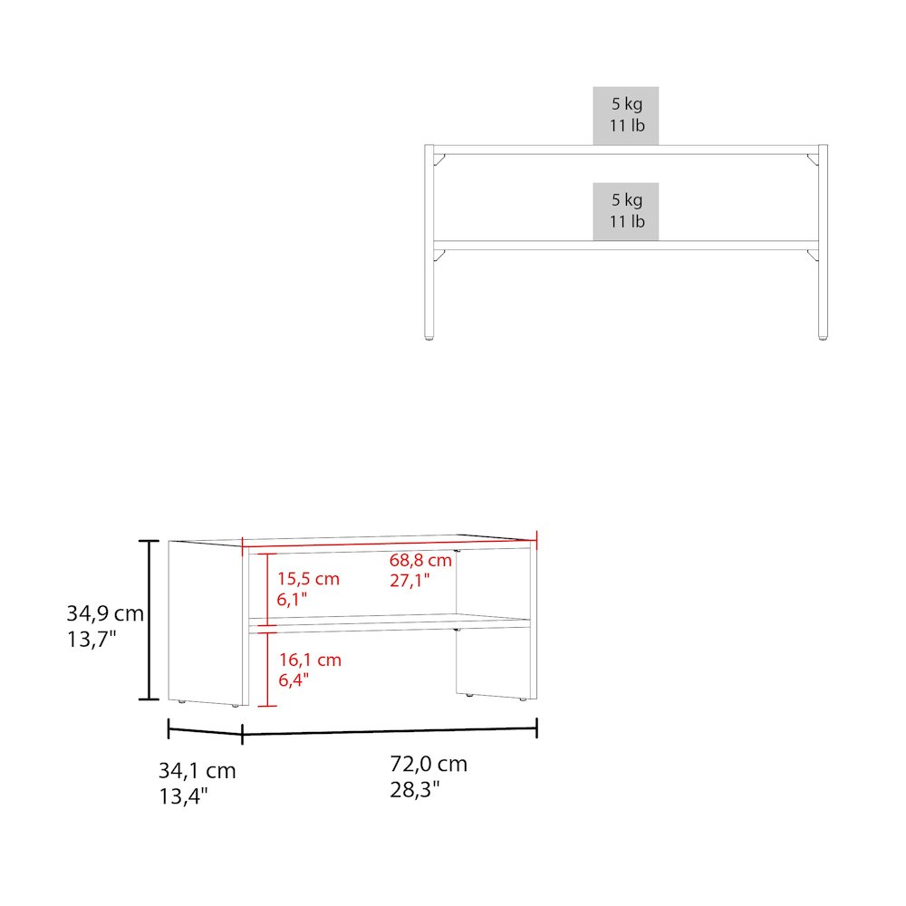 Stackable Shoe Rack Howard, Bedroom, Black. Picture 6