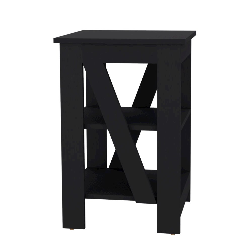 Side Table Rossville, Living Room, Black. Picture 6