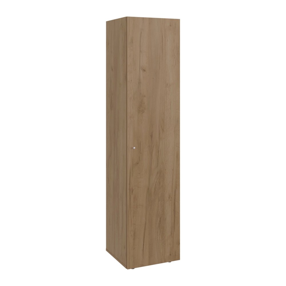 Violet Wardrobe  Beige with One Door - Modern and Practical Storage Solution. Picture 3
