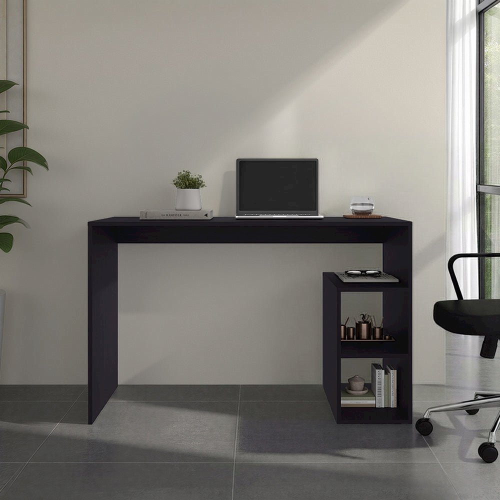 Rolla Desk Orquidea , Office, Black. Picture 6
