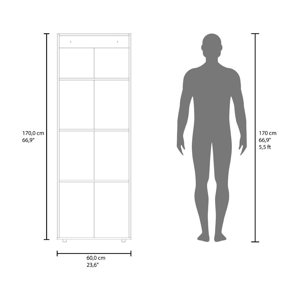 Closet Kronos Nova – Tall Double-Door Storage Cabinet with Adjustable Shelves. Picture 5