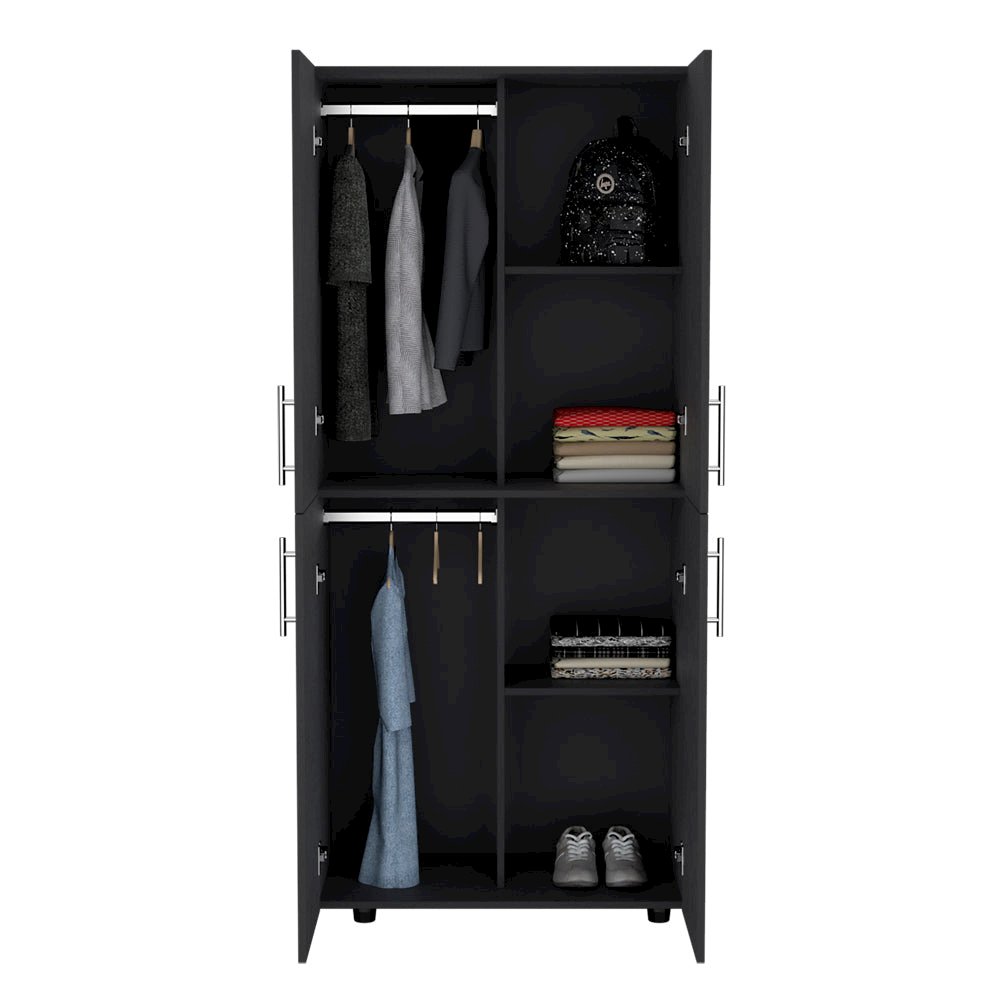 Armoire Moscow, Bedroom, Black. Picture 4