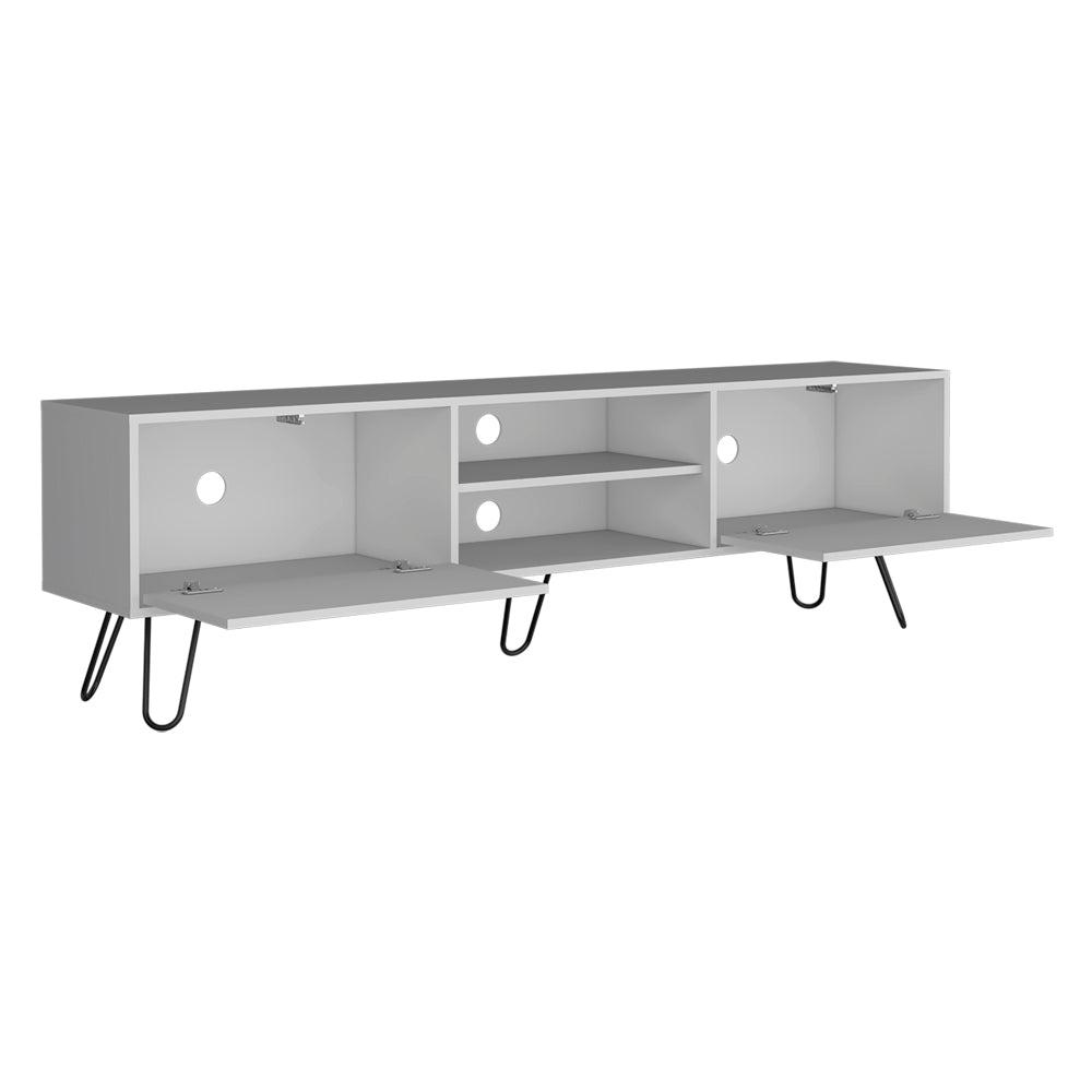 Tv Stand Franklin, Living Room, White. Picture 6