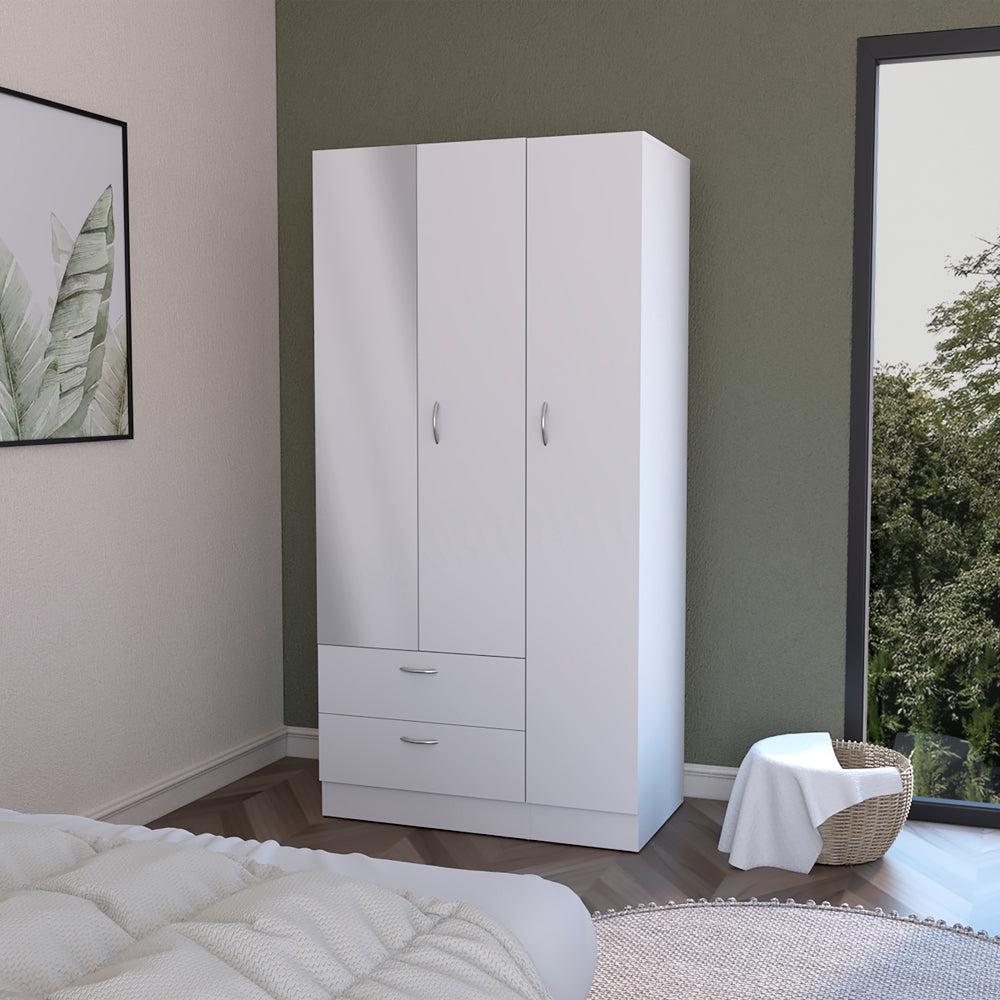 Armoire Haddam, Bedroom, White. Picture 2