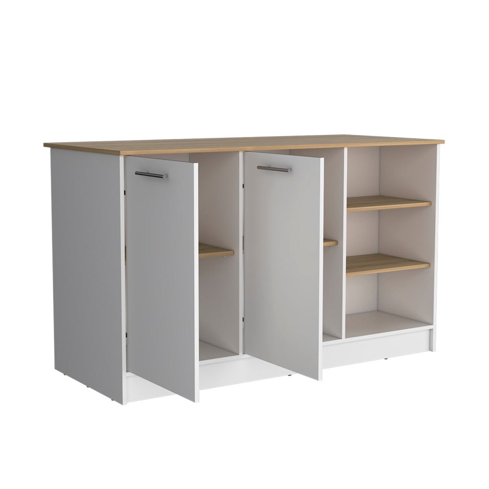 Kitchen Island Leoti, Kitchen, White. Picture 2