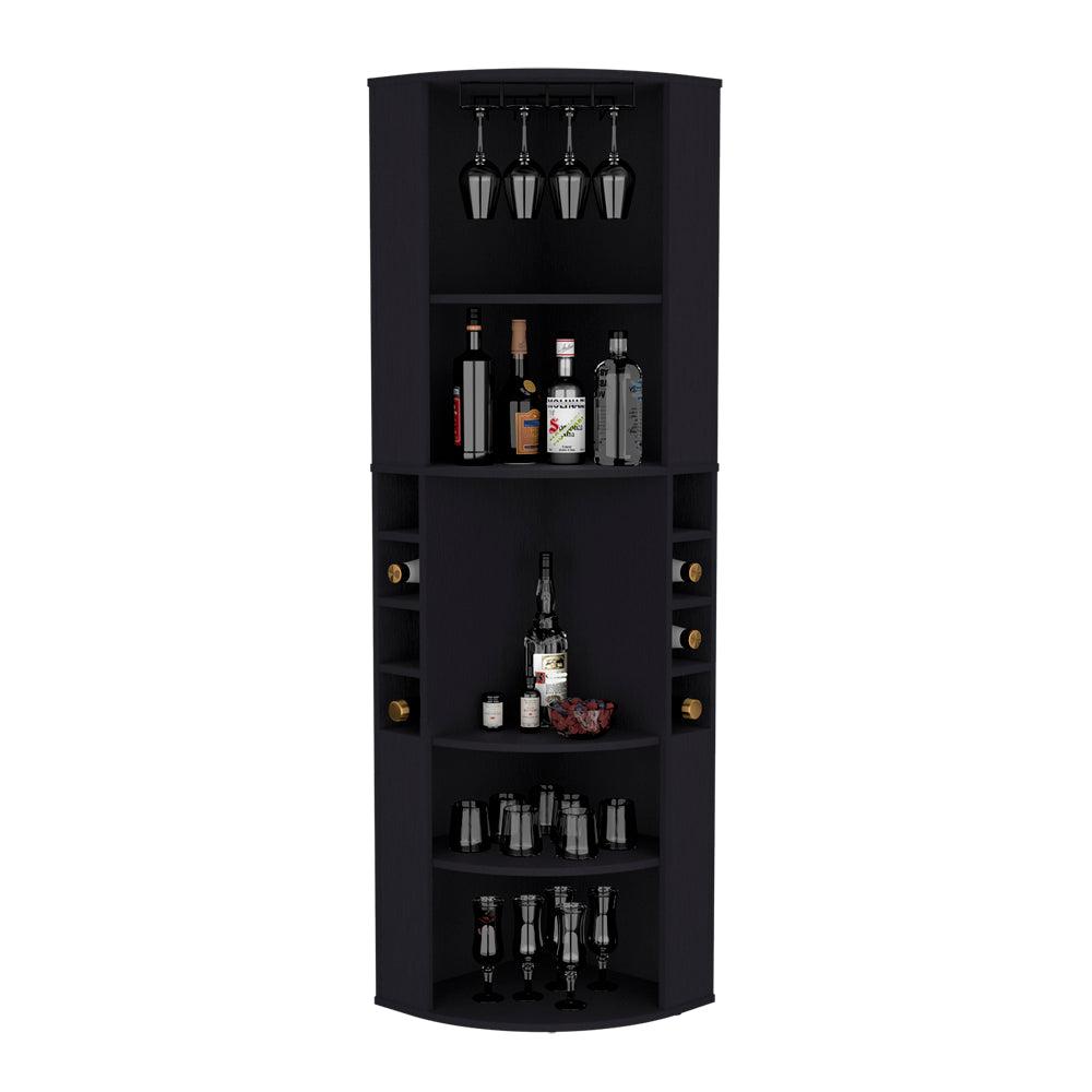 Bar Cabinet Jansen, Living Room, Black. Picture 4