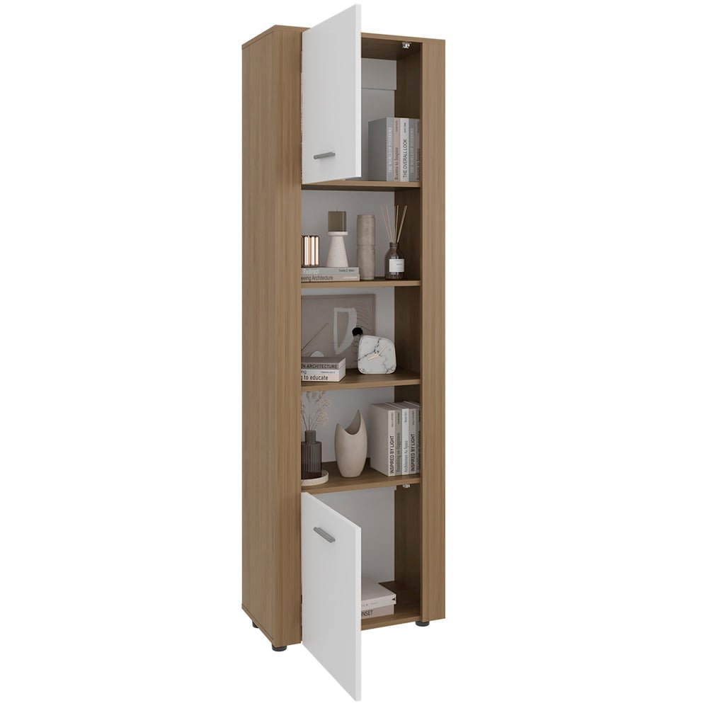 Dupont Bookcase – Modern Tall Storage Cabinet. Picture 3