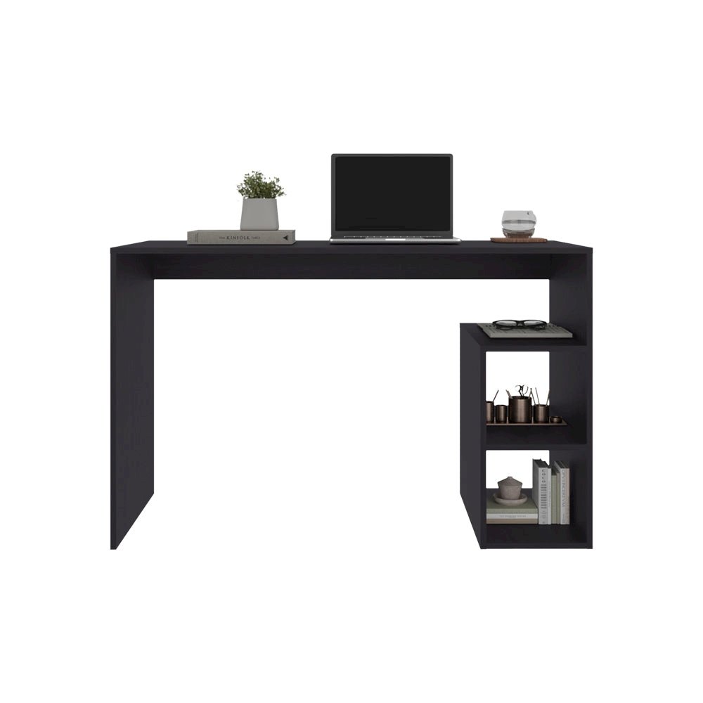 Rolla Desk Orquidea , Office, Black. Picture 8