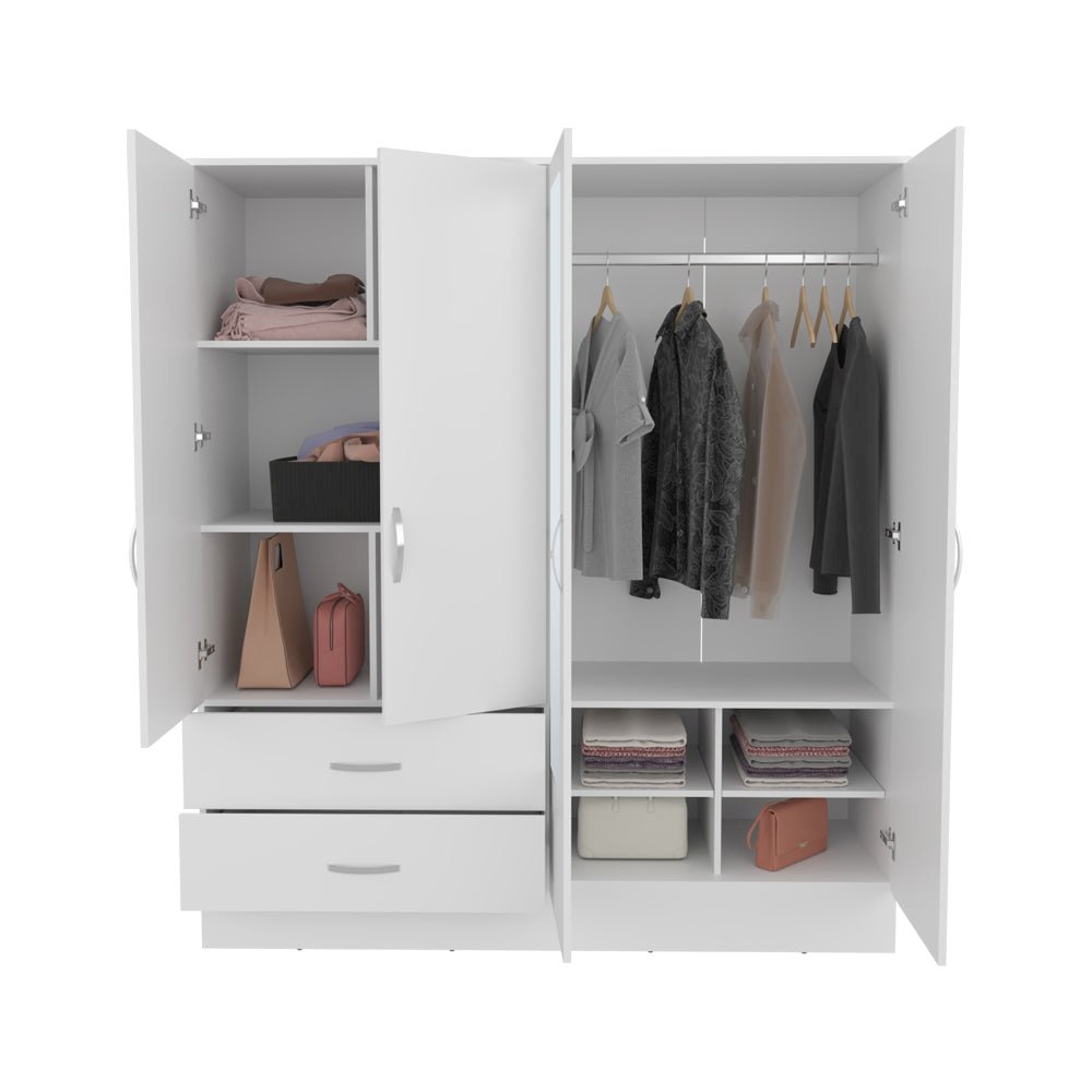 Armoire Ron, Bedroom, White. Picture 4