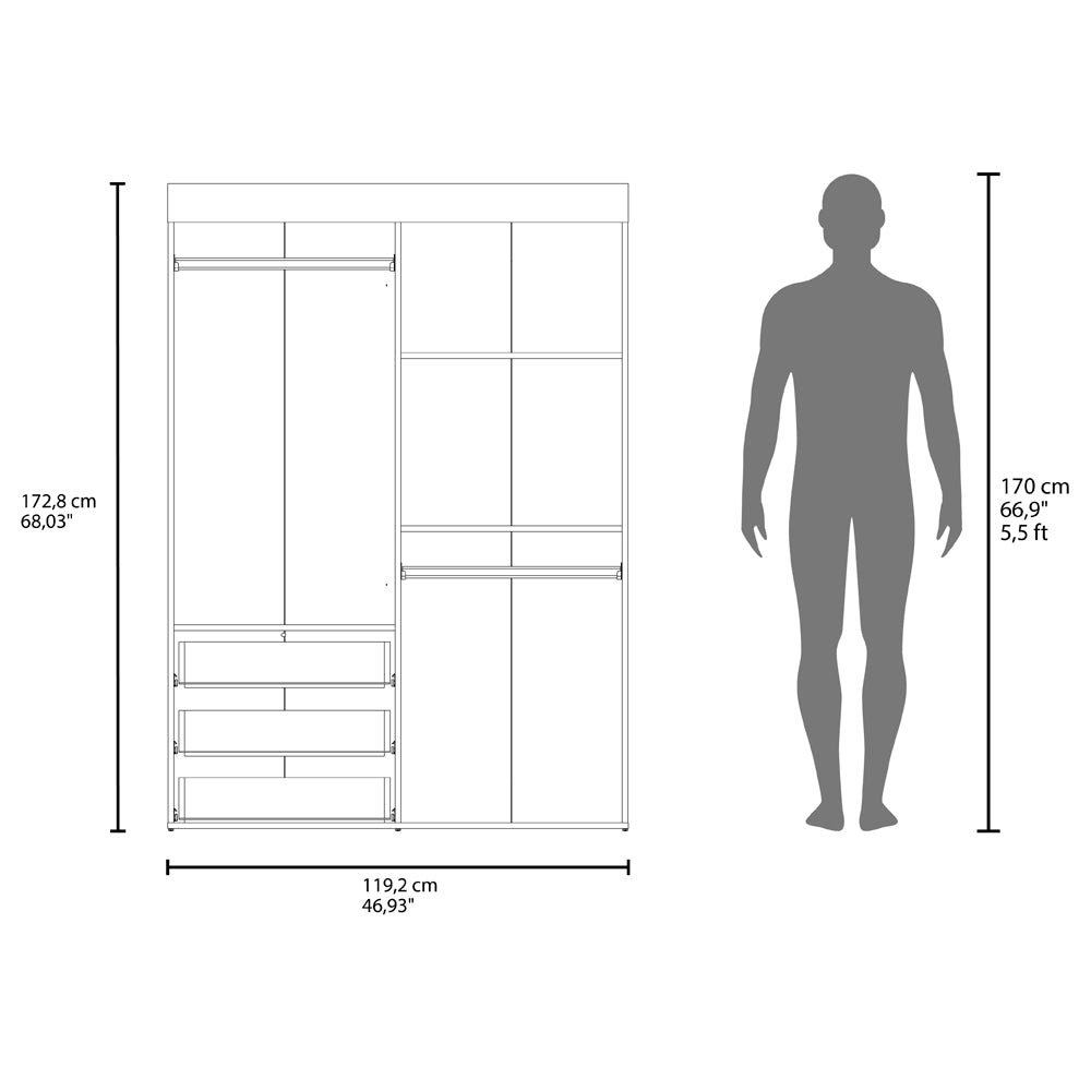 Mobile Velvet Armoire, Bedroom, White. Picture 5