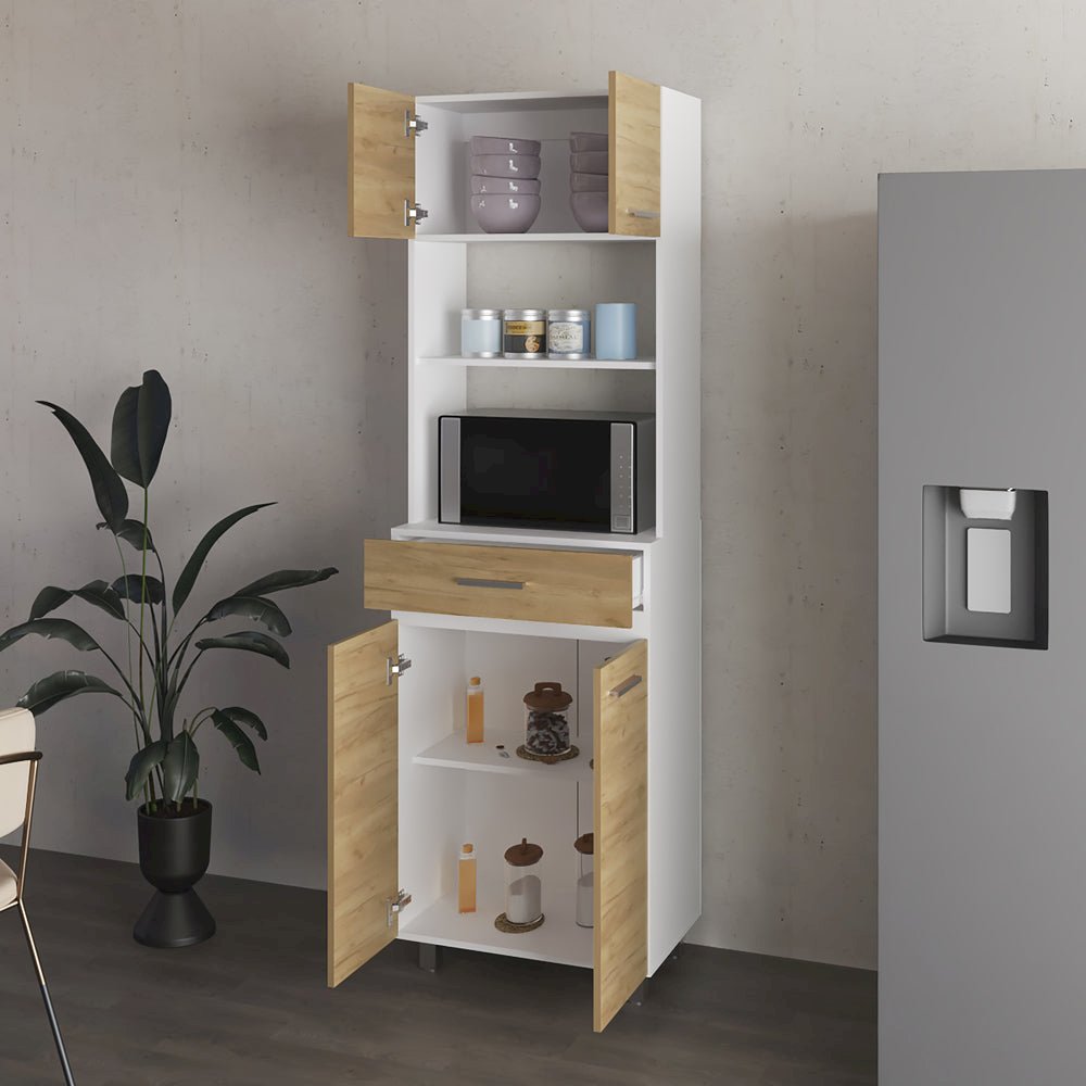Lakeridge Pantry Cabinet – Modern Storage Solution with White. Picture 5