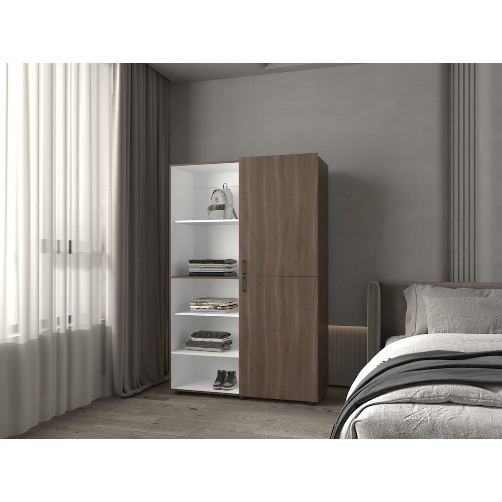 Tunica Armoire, Bedroom, Milan/ White. Picture 1