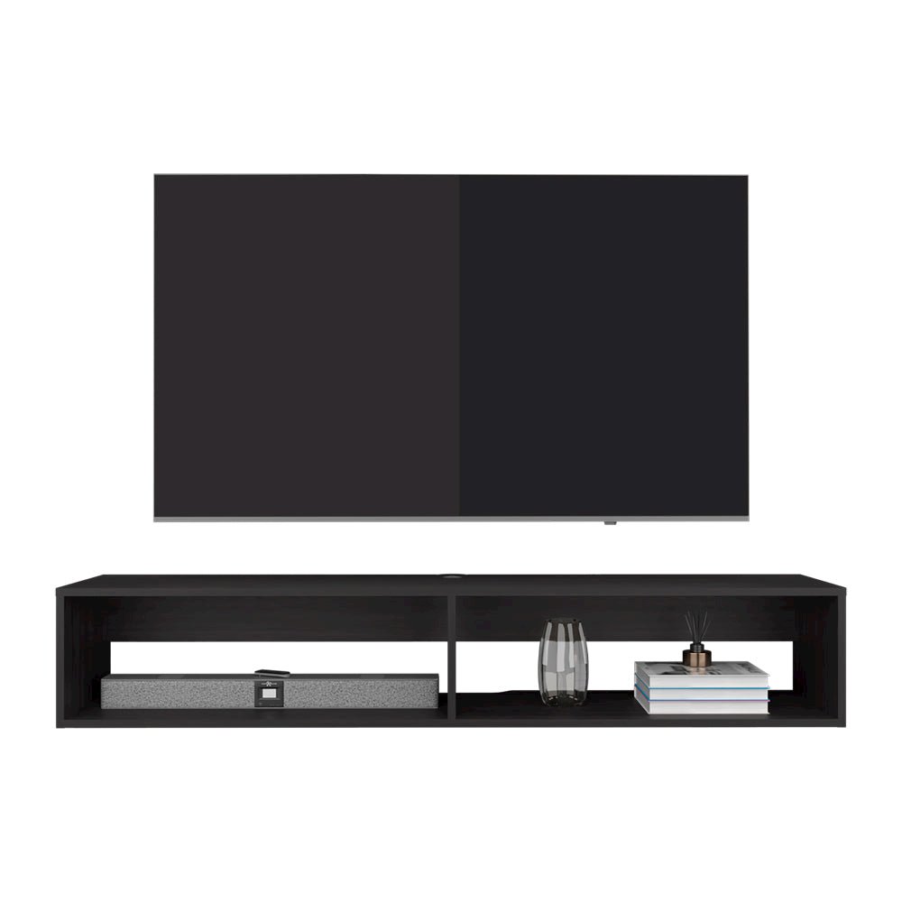 Fallston Tv Stand , Living Room, Black. Picture 1