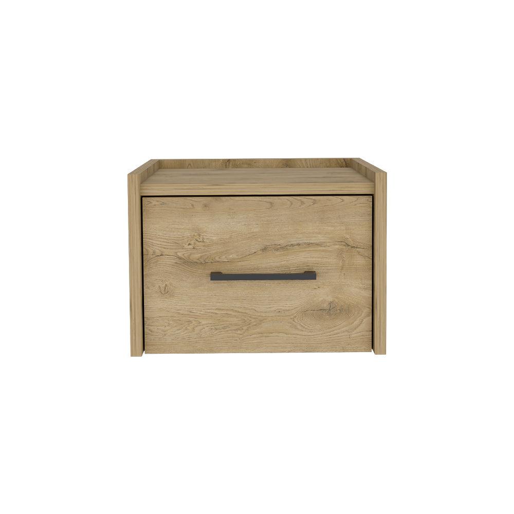 Floating Nightstand Calion, Bedroom, Macadamia. Picture 1