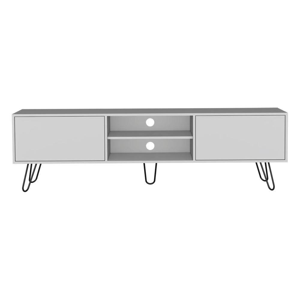 Tv Stand Franklin, Living Room, White. Picture 1