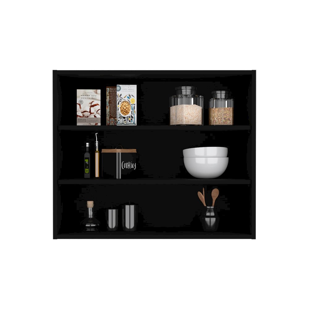 Floating Shelf Meeker, Kitchen, Black. Picture 3