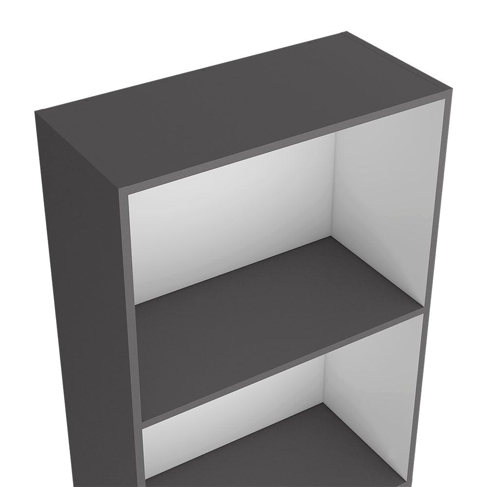 Bookcase Benzoni, Office, Matt Gray / White. Picture 4