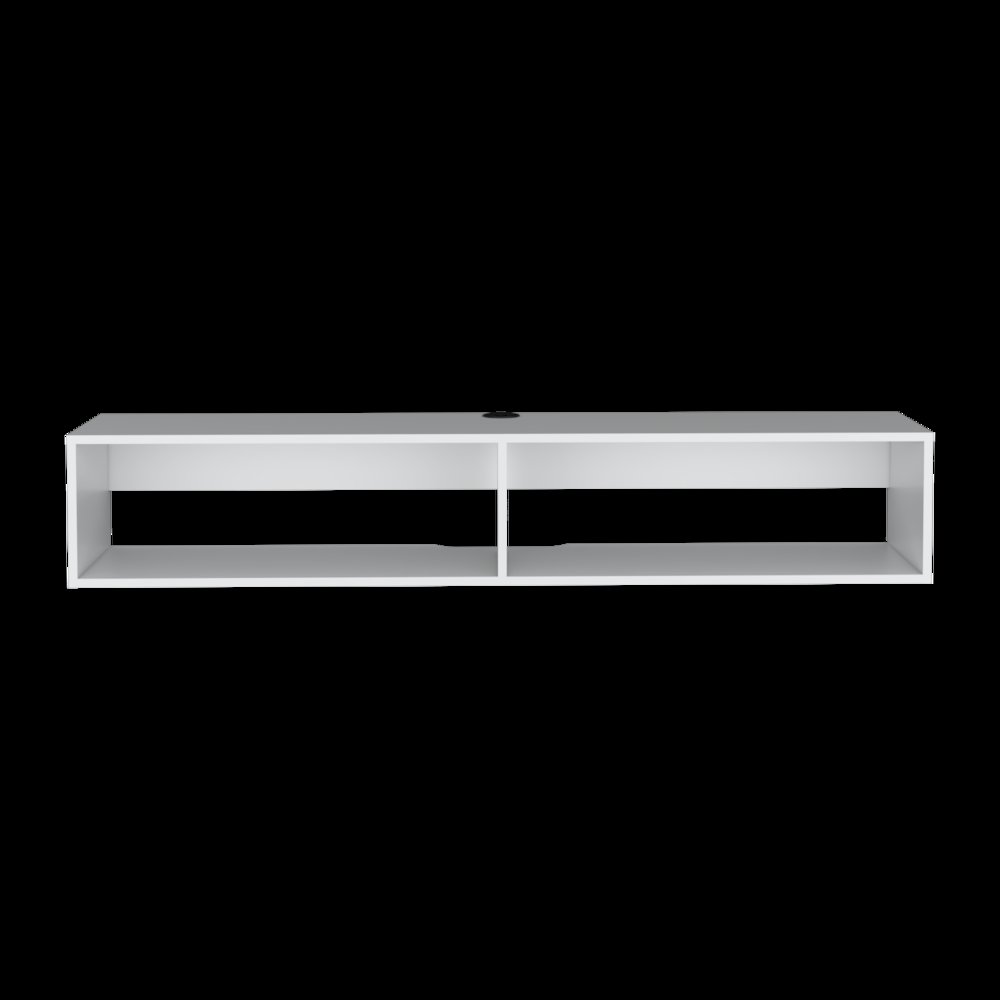 Floating Tv Stand Moore, Living Room, White. Picture 2