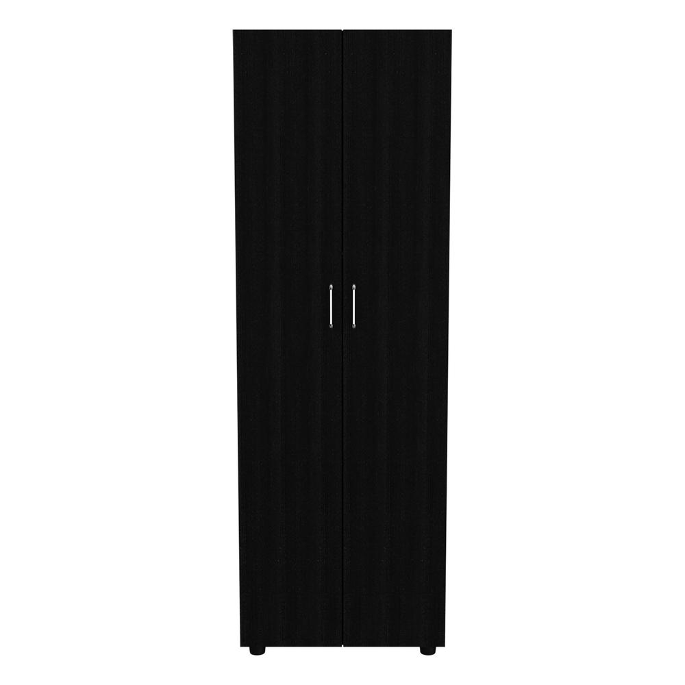 Slim Armoire Barkley, Bedroom, Black. Picture 1