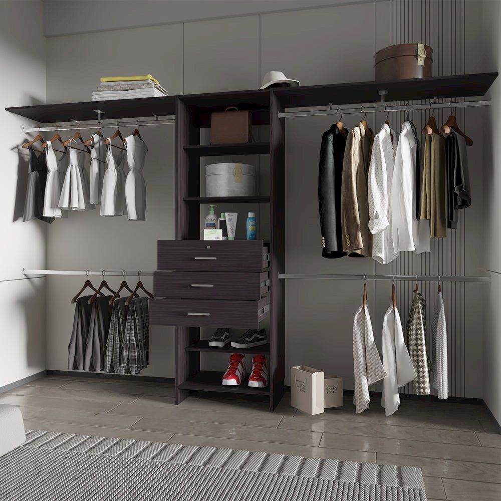 Taos Closet Organization System, Badroom, Black. Picture 5