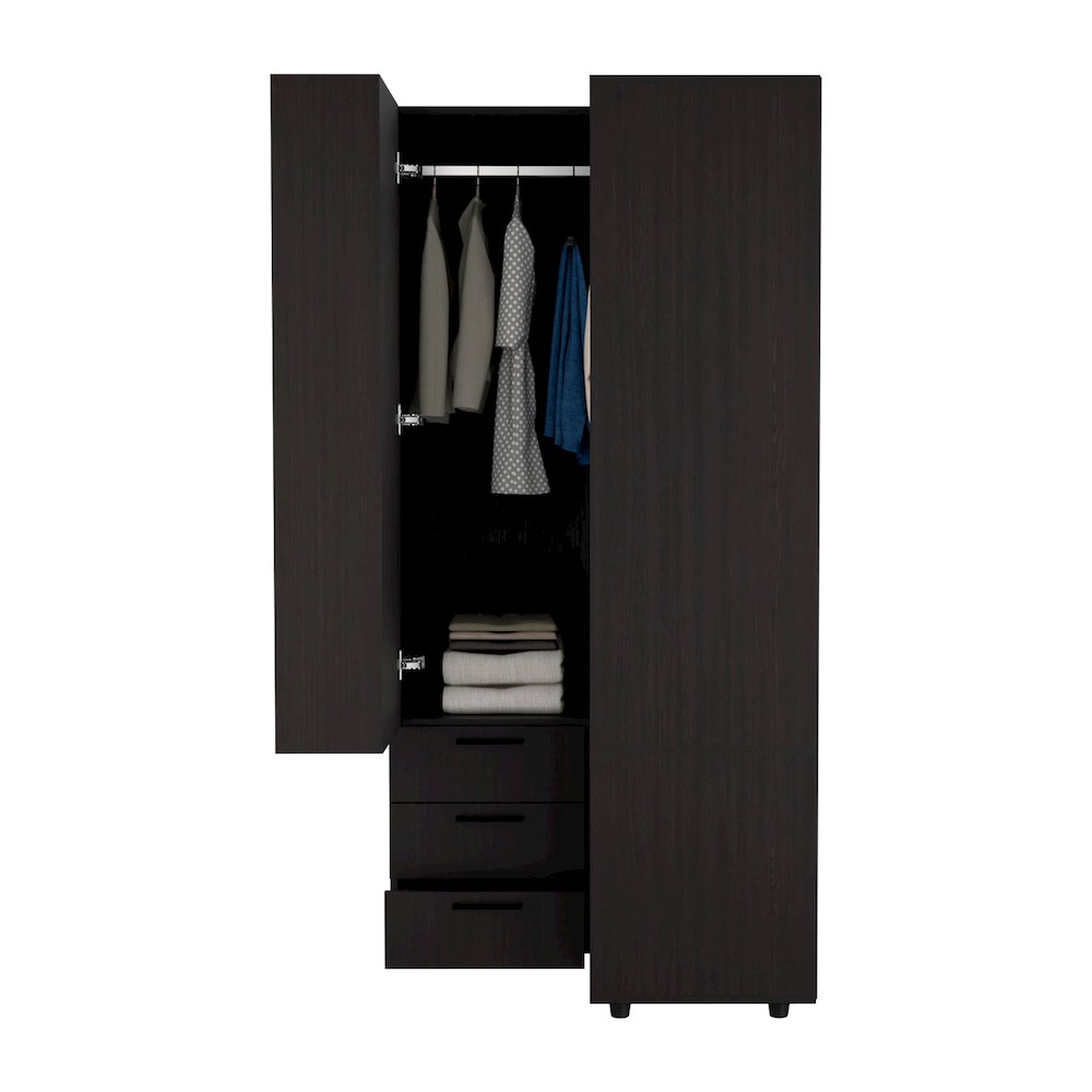 Ursine Armoire, Bedroom, Black. Picture 4