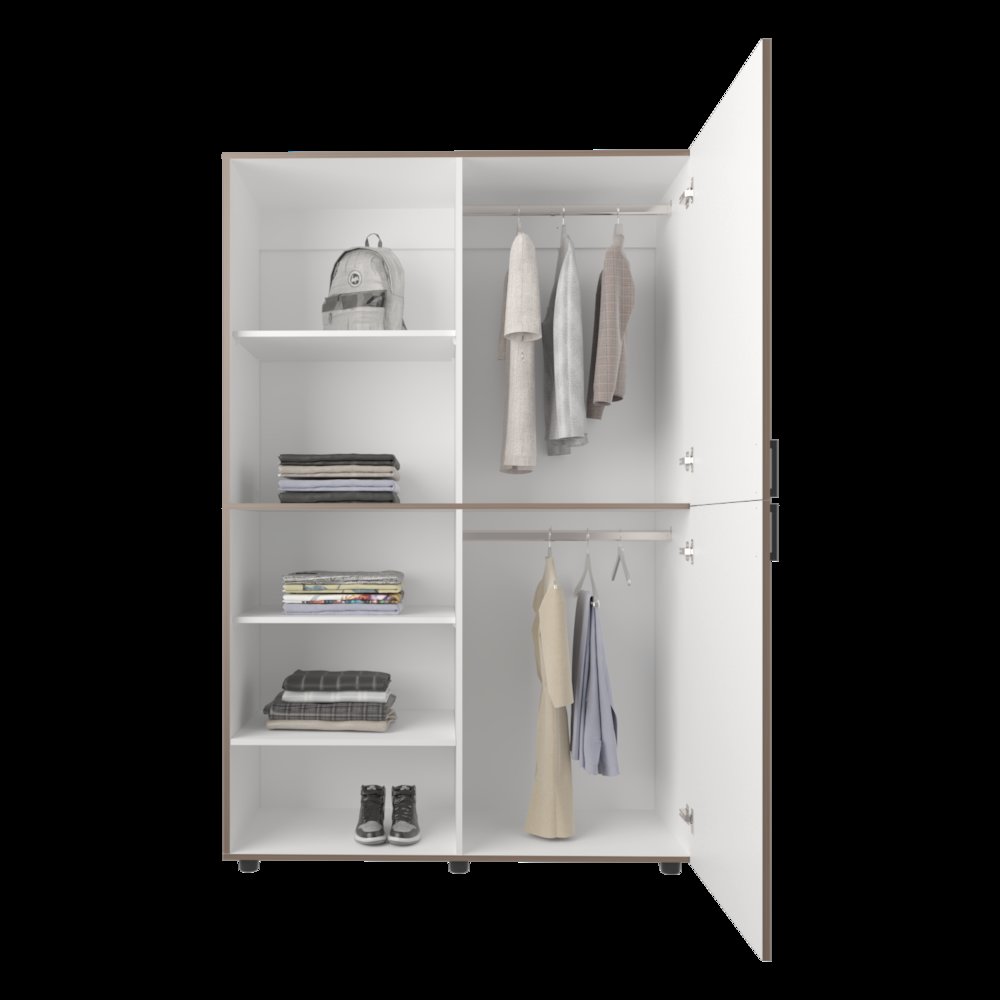 Tunica Armoire, Bedroom, Milan/ White. Picture 6