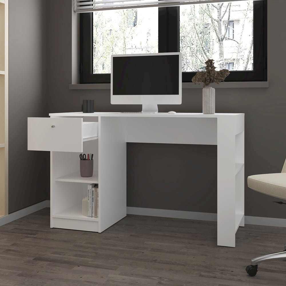 Menlo Desk , Office, White. Picture 6