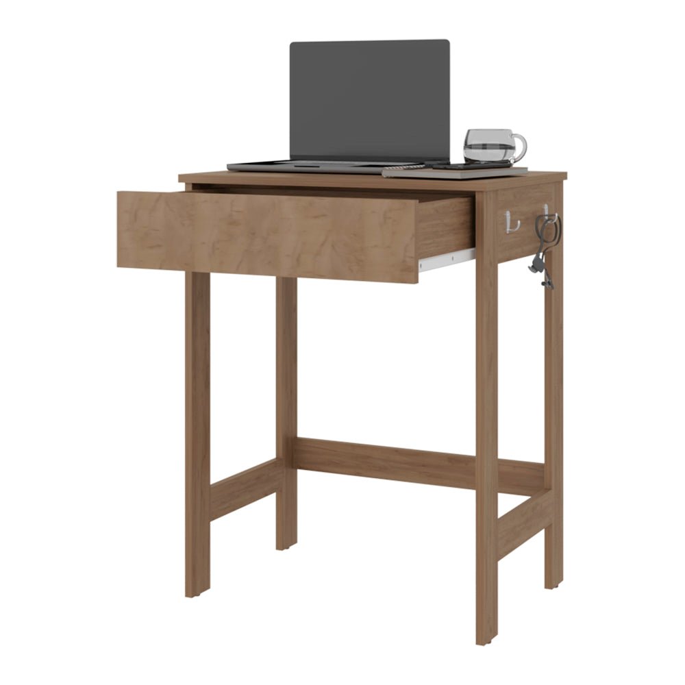 Lebam Desk, Modern Home Office Desk with Drawer for Living Room. Picture 3