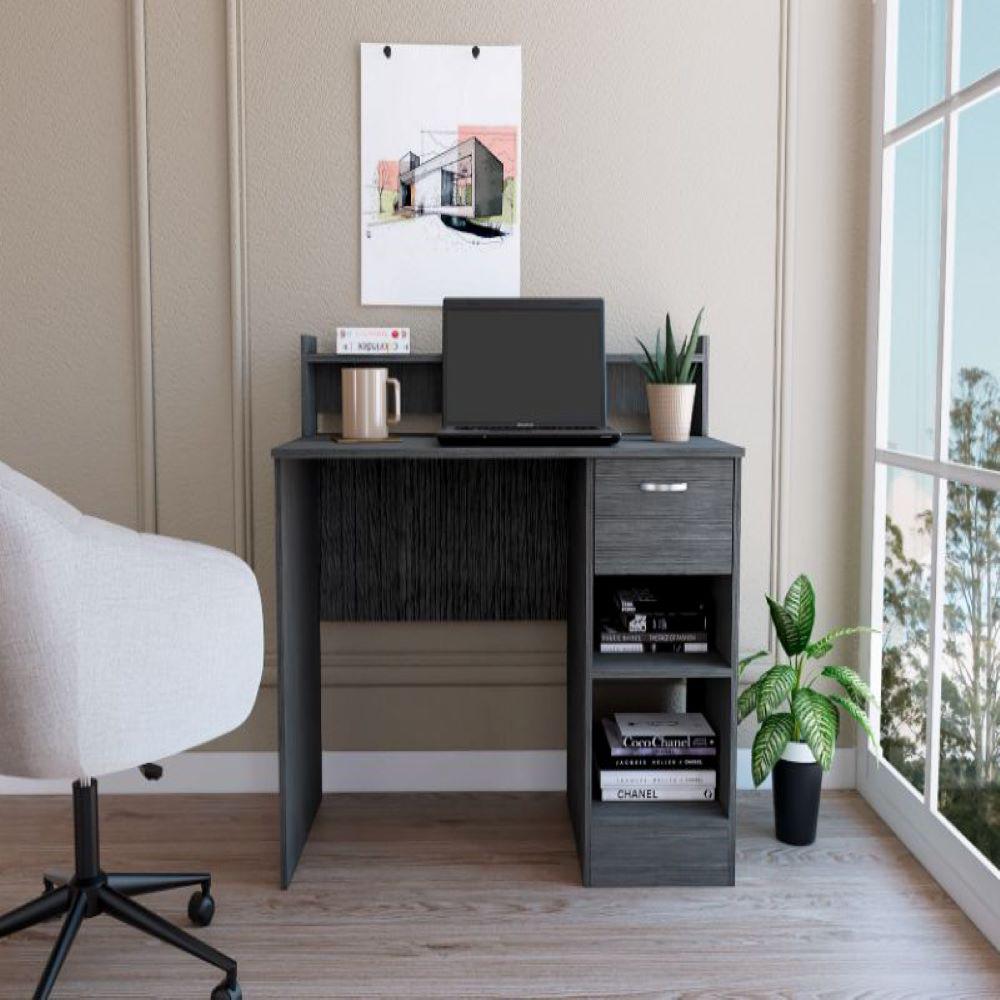 Computer Desk Delmar, Office, Smoky Oak. Picture 1