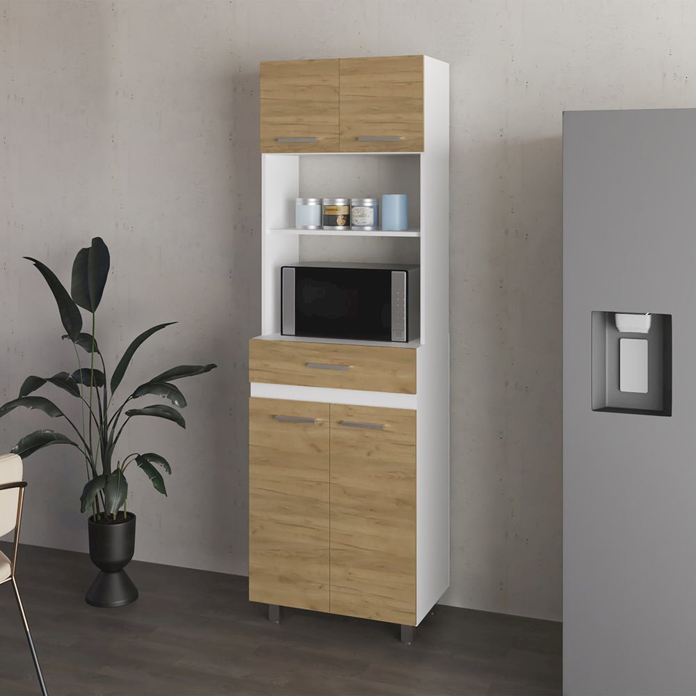 Lakeridge Pantry Cabinet – Modern Storage Solution with White. Picture 2