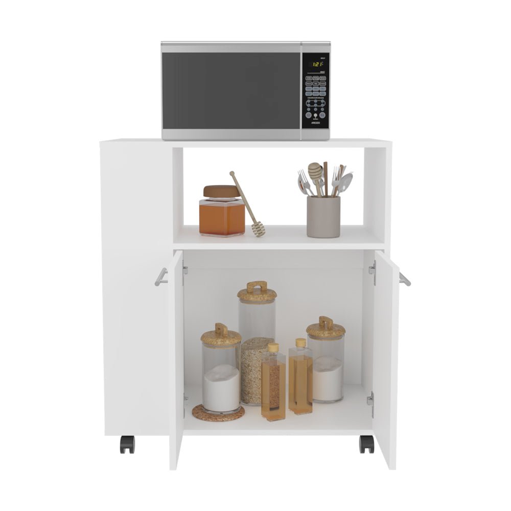 Bethesda Kitchen Cart, Kitchen, White. Picture 3