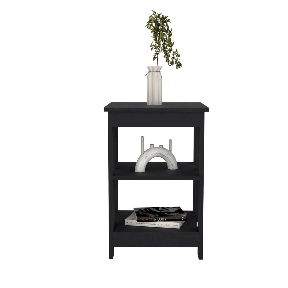 Side Table Rossville, Living Room, Black. Picture 4