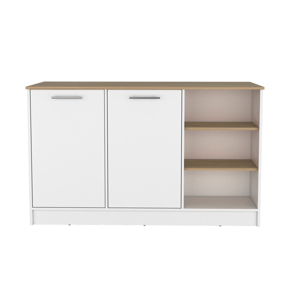 Kitchen Island Leoti, Kitchen, White. Picture 1