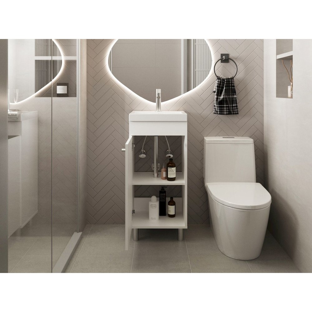Waterford Vanity Sink, Bathroom, White. Picture 7