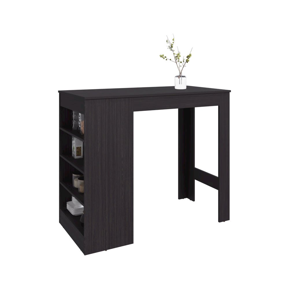Norton Table, Modern Design, 4 Open Shelves, Ideal for Kitchen. Picture 2