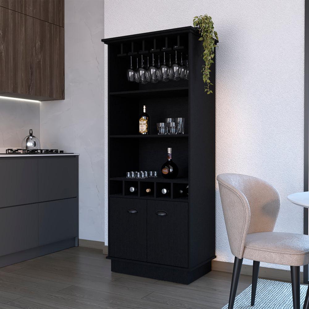 Bar Cabinet Taholah, Living Room, Black. Picture 2