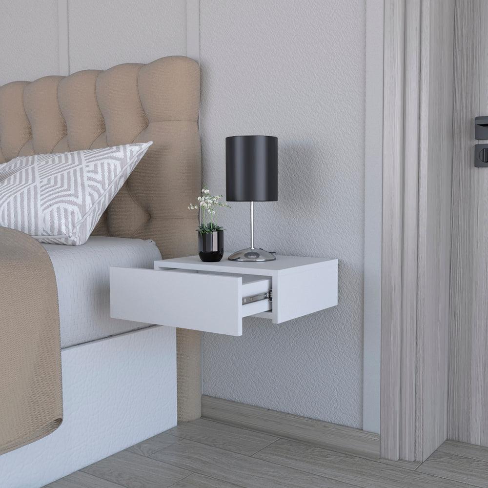 Nightstand Isola, Bedroom, White. Picture 3
