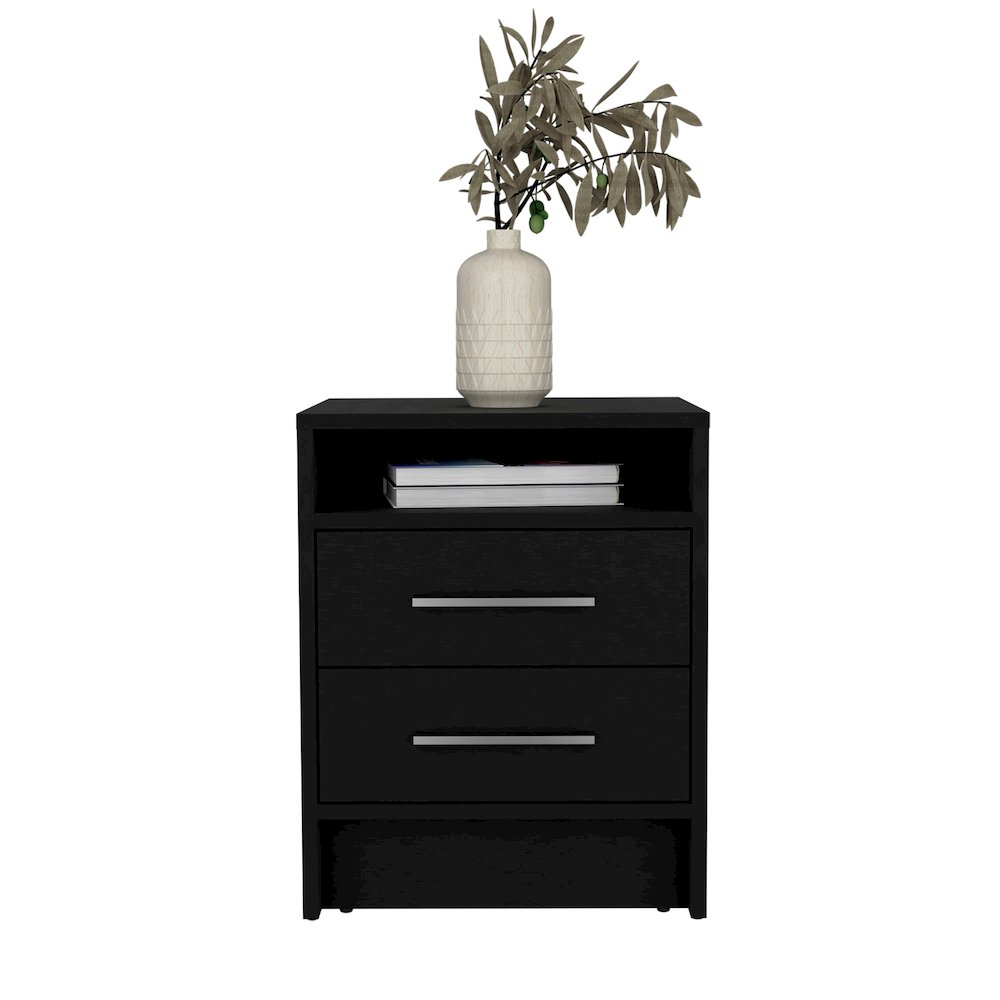 Nightstand Chase, Bedroom, Black. Picture 5