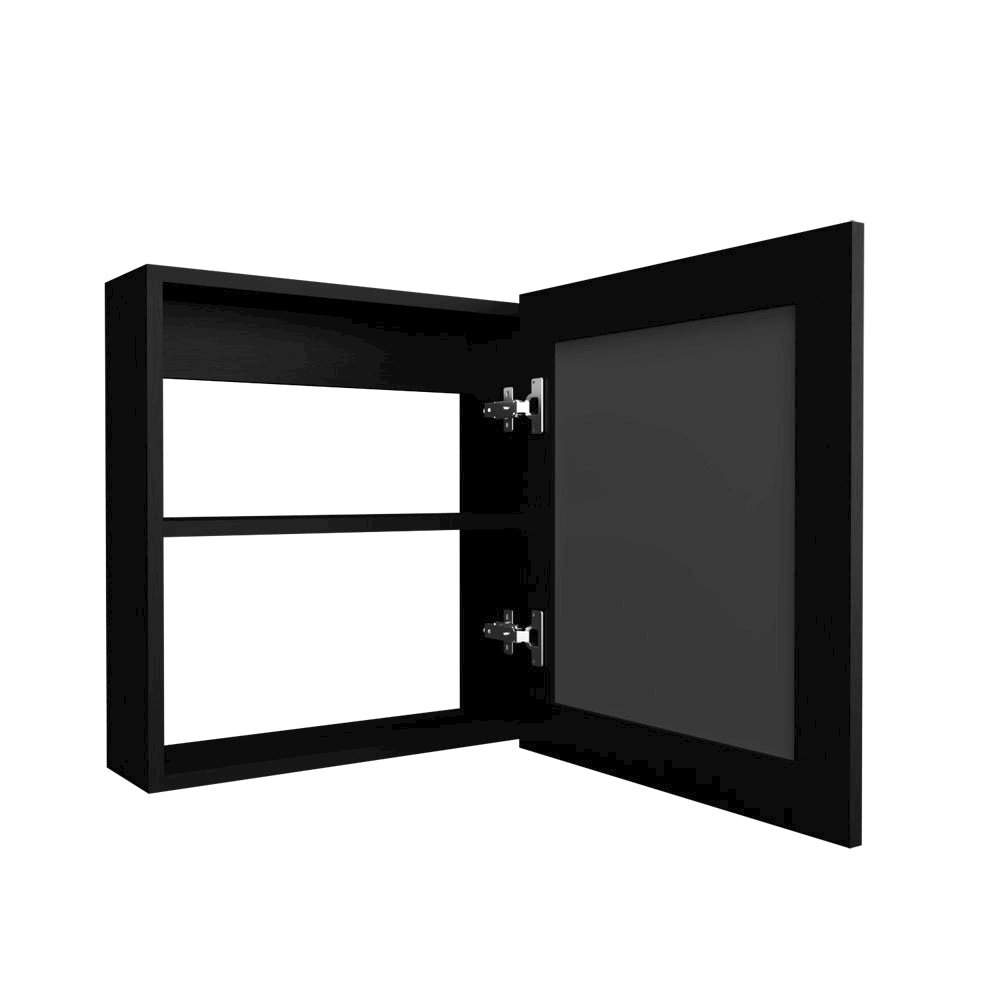 Medicine Cabinet Hailey, Bathroom, Black. Picture 6